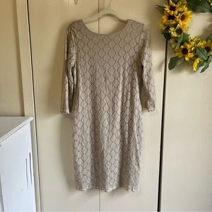 Ronni Nicole Tan Dress